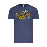 Vintage Denim western faith arrow sunflowers Vintage Tee - BarkalooDesign