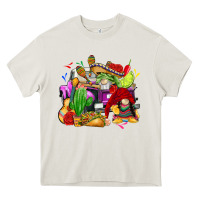 Cream mexican gnomes truck Heavy Core Tee - CTS Tumbler Store