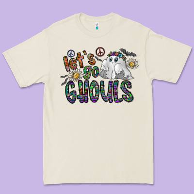 Let's Go Ghouls Premium Tee Designed By Cowhidedigitalart