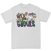 Dove Grey let's go ghouls Premium Tee - CowhideDigitalArt