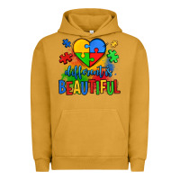 Pigment Peanut Butter different is beautiful autism Urban Hoodie - OliviaCreatesArt