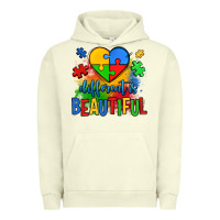 Pigment Pistachio different is beautiful autism Urban Hoodie - OliviaCreatesArt
