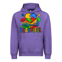 Tulip different is beautiful autism Urban Hoodie - OliviaCreatesArt