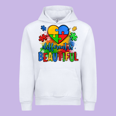 Different Is Beautiful Autism Urban Hoodie Designed By Oliviacreatesart