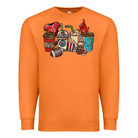 Carrot Football coffee cups Premium Sweatshirt - NancyCooperArtShop