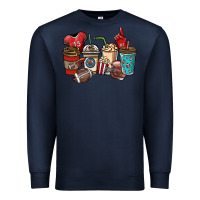 Navy Football coffee cups Premium Sweatshirt - NancyCooperArtShop