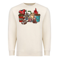 Sandshell Football coffee cups Premium Sweatshirt - NancyCooperArtShop