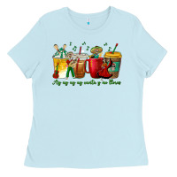 Baby Blue Ay Ay  Ay Ay Canta y No Llores Coffee Cups Ladies Tee - texasbilliewilder