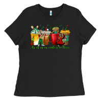 Black Ay Ay  Ay Ay Canta y No Llores Coffee Cups Ladies Tee - texasbilliewilder