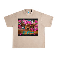 French Oak be mine valentine's day cow Urban Heavy Tee - Jasminsmagicworld