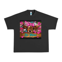 Pigment Black be mine valentine's day cow Urban Heavy Tee - Jasminsmagicworld