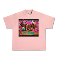 Salmon be mine valentine's day cow Urban Heavy Tee - Jasminsmagicworld