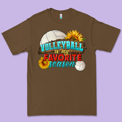 Volleyball Is My Favorite Season Premium Tee Designed By Hra Design Shop