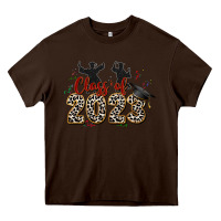 Chocolate Brown class of 2023 Heavy Core Tee - Zillion Design Studio