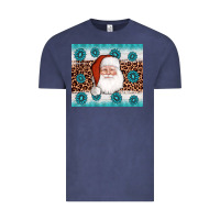 Vintage Denim santa gemstone Vintage Tee - AdoDesignShop