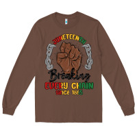 Chestnut every chain since 1865 juneteenth Long Sleeve Tee - MaliasSmallBusiness