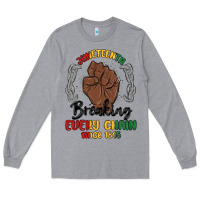 Heather Grey every chain since 1865 juneteenth Long Sleeve Tee - MaliasSmallBusiness