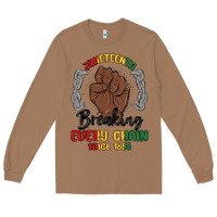 Toasted Coconut every chain since 1865 juneteenth Long Sleeve Tee - MaliasSmallBusiness