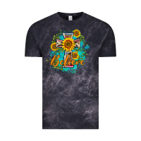 Cloud Black western belive sunflowers cross Vintage Tee - BarkalooDesign