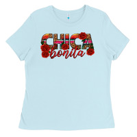 Baby Blue Chica Bonita Ladies Tee - texasbilliewilder