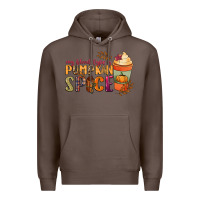 Coffee my blood type is pumpkin spice Premium Hoodie - NancyCooperArtShop