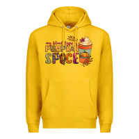 Lemon my blood type is pumpkin spice Premium Hoodie - NancyCooperArtShop