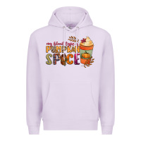 Lilac my blood type is pumpkin spice Premium Hoodie - NancyCooperArtShop