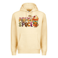 Pina Colada my blood type is pumpkin spice Premium Hoodie - NancyCooperArtShop