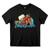 Black a  teacher Heavy Core Tee - Zillion Design Studio