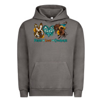 Pigment Tornado peace love cowboys Urban Hoodie - OliviaCreatesArt