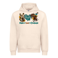 Sandshell peace love cowboys Urban Hoodie - OliviaCreatesArt
