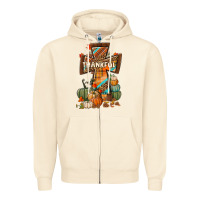Sandshell thankful fall cross Zipper Hoodie - BundleAndBundleShop