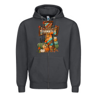 Smoke thankful fall cross Zipper Hoodie - BundleAndBundleShop
