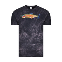 Cloud Black Rainbow Trout Vintage Tee - LillyAllenDesigns