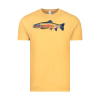 Vintage Mustard Rainbow Trout Vintage Tee - LillyAllenDesigns