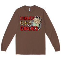 Chestnut curlies before girlies Long Sleeve Tee - MaliasSmallBusiness