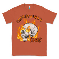 Copper everything's fine Classic Tee - MaliasSmallBusiness