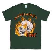 Sports Green everything's fine Classic Tee - MaliasSmallBusiness