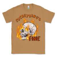 Toasted Coconut everything's fine Classic Tee - MaliasSmallBusiness