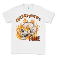 White everything's fine Classic Tee - MaliasSmallBusiness
