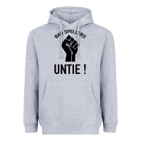Heather Grey Bad Spellers Heavyweight Hoodie - Bettercallsaul