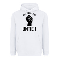 White Bad Spellers Heavyweight Hoodie - Bettercallsaul