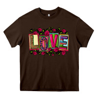 Chocolate Brown mexican love Heavy Core Tee - CTS Tumbler Store