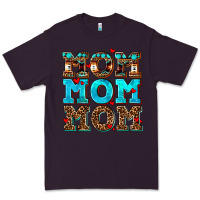 Plum mom mom mom Premium Tee - AdoDesignShop