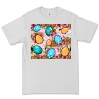 Dove Grey Easter eggs cowhide leopard tumbler Easter Day Premium Tee - Neo Western