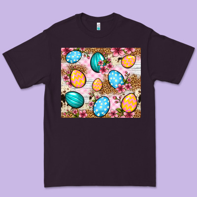 Easter Eggs Cowhide Leopard Tumbler Easter Day Premium Tee Designed By Neo Western