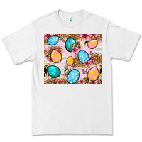 White Easter eggs cowhide leopard tumbler Easter Day Premium Tee - Neo Western