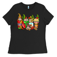 Mexican Gnomes Coffee Cups Ladies Tee | Teevron