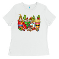 White mexican gnomes coffee cups Ladies Tee - Zillion Design Studio
