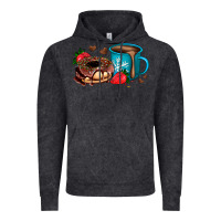 Vintage Black donut coffee strawberry Vintage Hoodie - AdoDesignShop